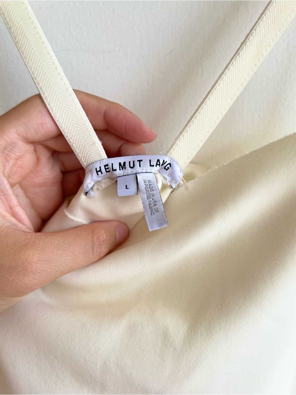 Helmut Lang Neoprene Tank Dress Size L Boxy Minimalist READ - Picture 4 of 10